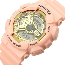 SHHORS 692B Brand Men Women Digital Quartz Watch Cheap Stylish Plastic Band Sports Band Watch